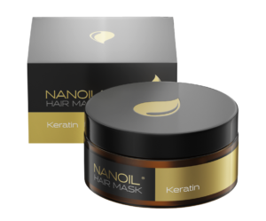 Nanoil z keratyną - Maska dla zniszczonych włosów